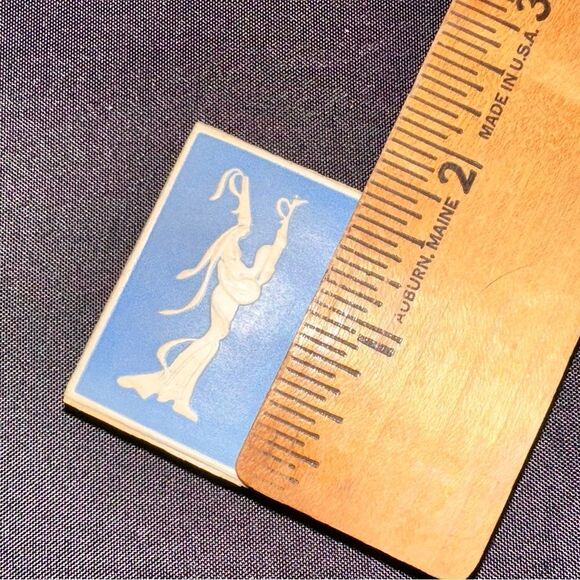 Vintage RARE Blue and White Grecian Match box from Bantam Match Corp. as new - Picture 3 of 10